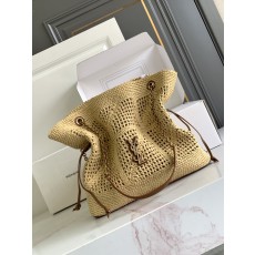 YSL JAMIE SHOPPING PP 생로랑 라피아 토트백 가방