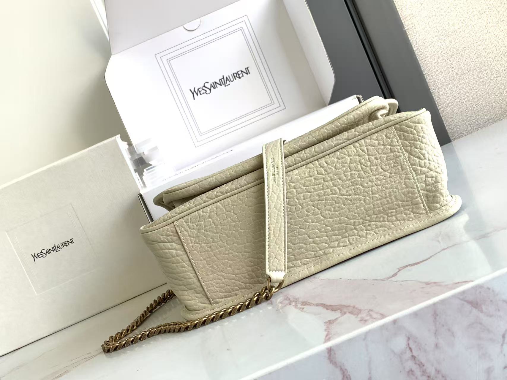 YSL NIKI 생로랑 미디엄 그레인 램스킨 백 가방