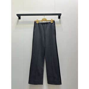 miumiu 미우미우 밀러드 컬러 웨빙 캐주얼 팬츠 바지 의류