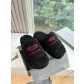 Balenciaga 발렌시아가 통굽 퍼 슬리퍼 신발