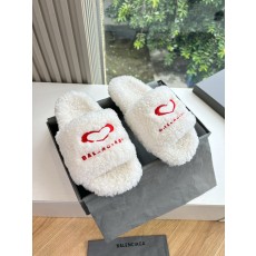 Balenciaga 발렌시아가 퍼 슬리퍼 신발