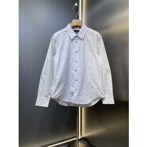 LOUIS VUITTON LV 루이비통 올오버 모노그램 화이트 셔츠 의류