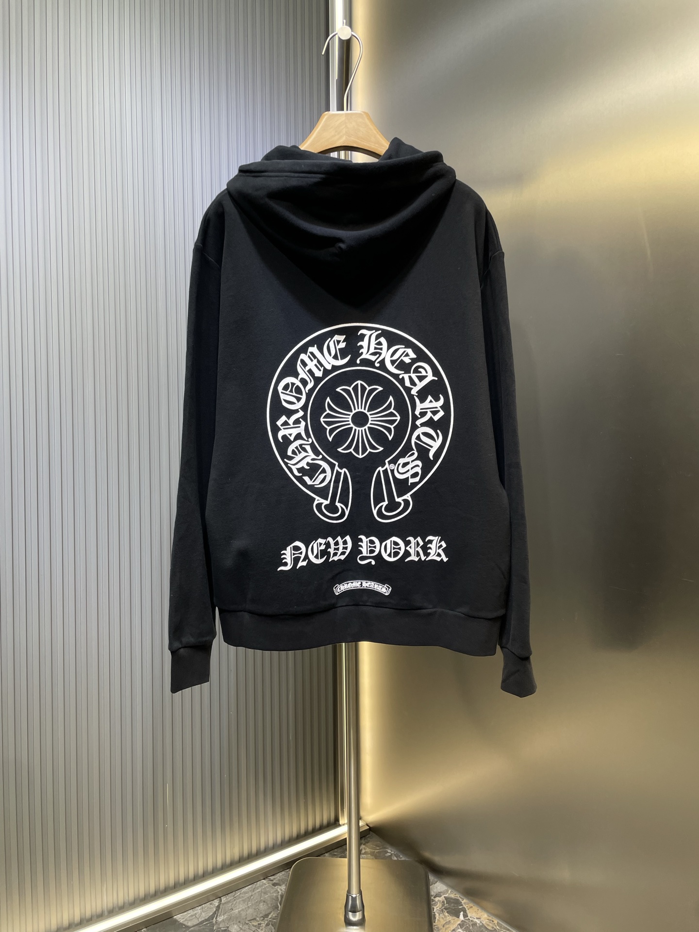 Chrome Hearts CH 크롬하츠 레터링 프린트 후드 집업 자켓 재킷 의류