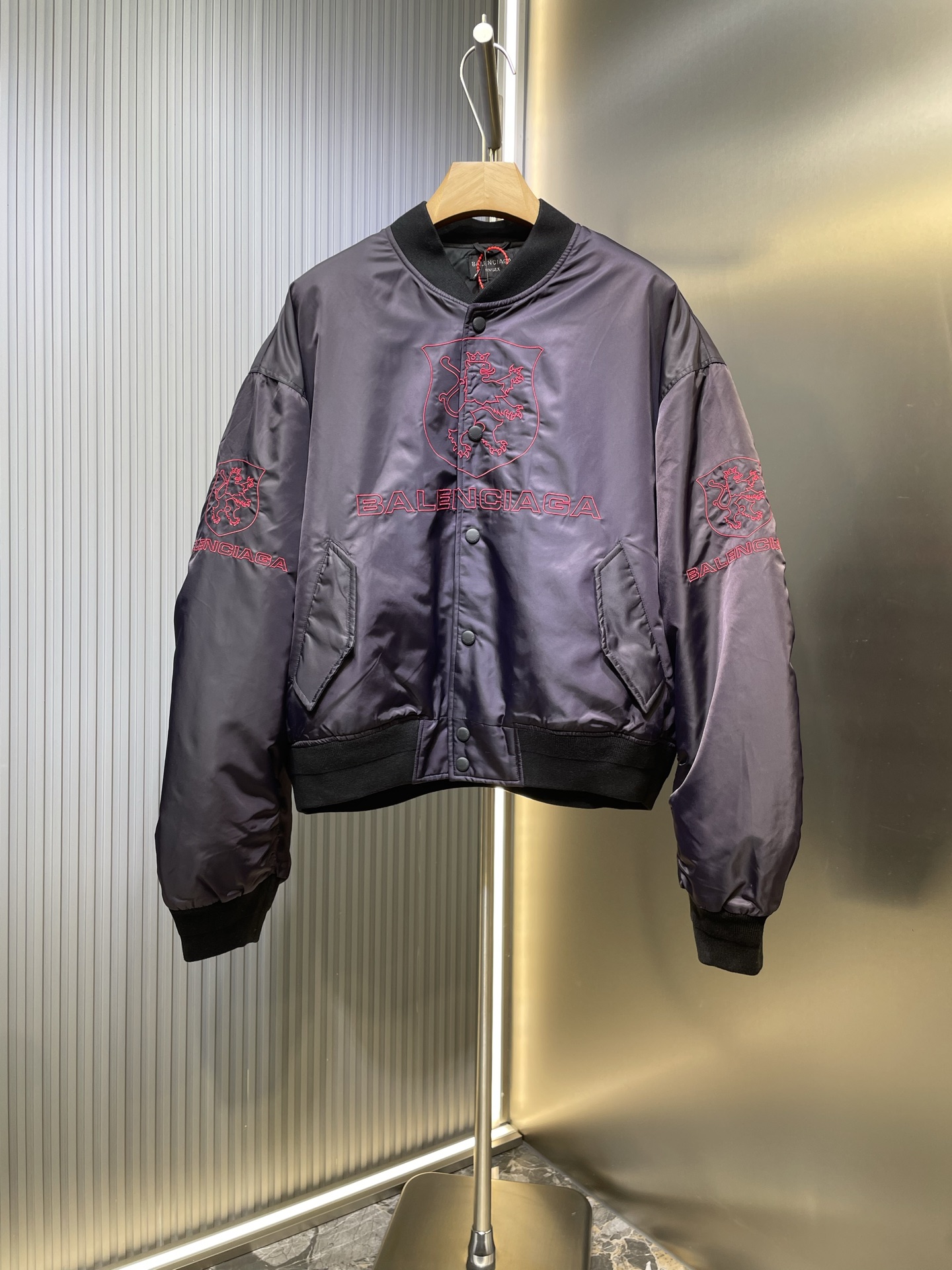 Balenciaga 발렌시아가 LION CLUB 비행 패딩 재킷 자켓 점퍼 의류