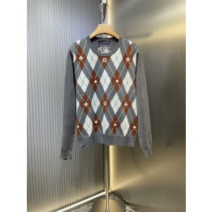 Louis Vuitton LV 루이비통 다이아몬드 패턴 긴팔 니트 스웨터 의류