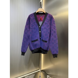 Louis Vuitton LV 루이비통 모노그램 자카드 그라데이션 버튼 가디건 의류
