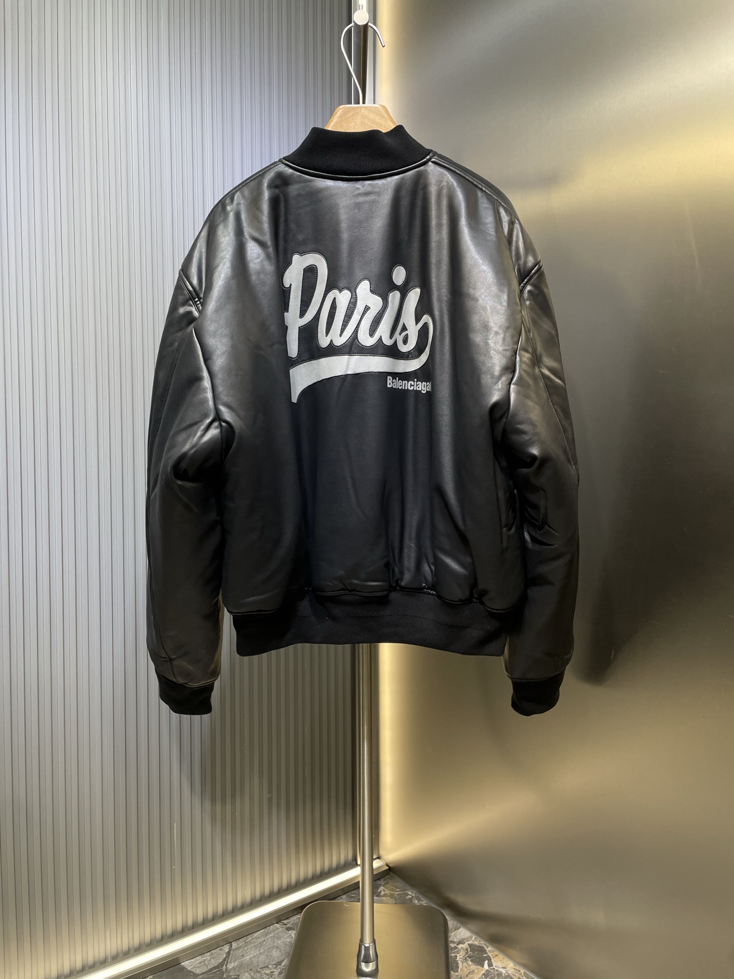 Balenciaga 발렌시아가 레터링 가죽 재킷 자켓 의류