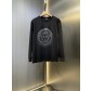 Versace 베르사체 크리스탈 장식 라운드넥 긴팔 티셔츠 의류