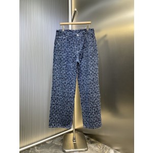 LV 루이비통 빈티지 프린지 데님 팬츠 바지 의류