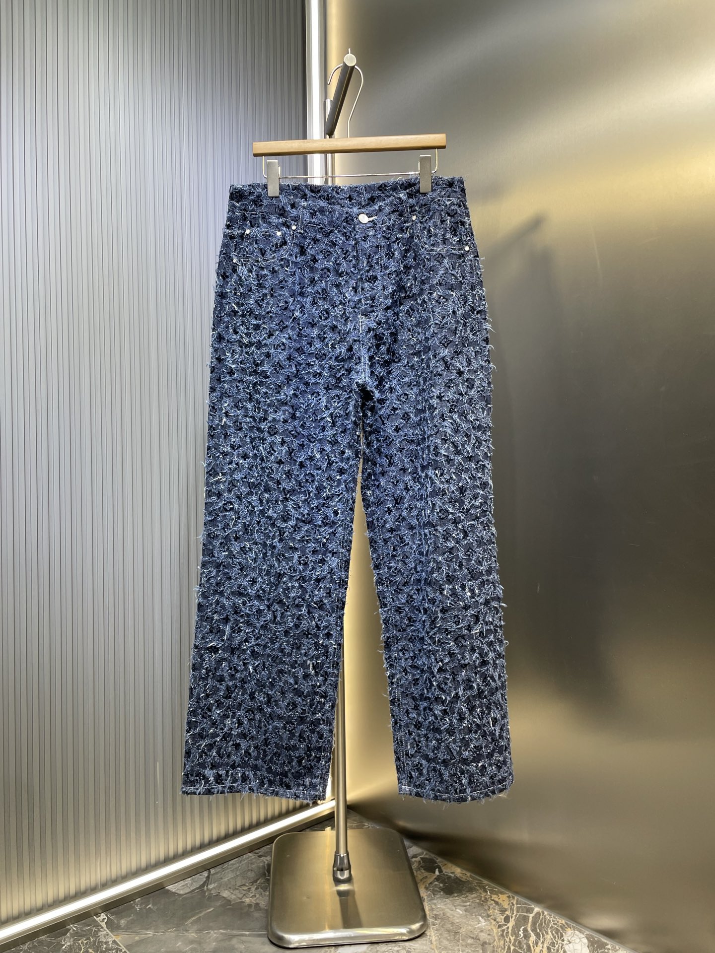 LV 루이비통 빈티지 프린지 데님 팬츠 바지 의류