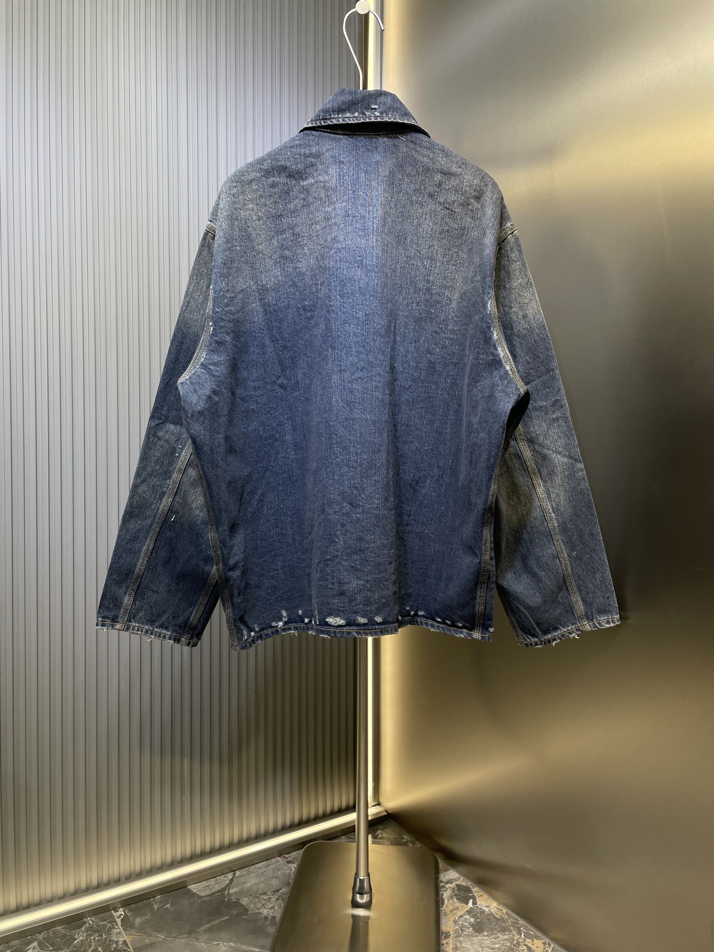 Balenciaga 발렌시아가 BAGGY 코튼 지퍼 데님 재킷 자켓 의류