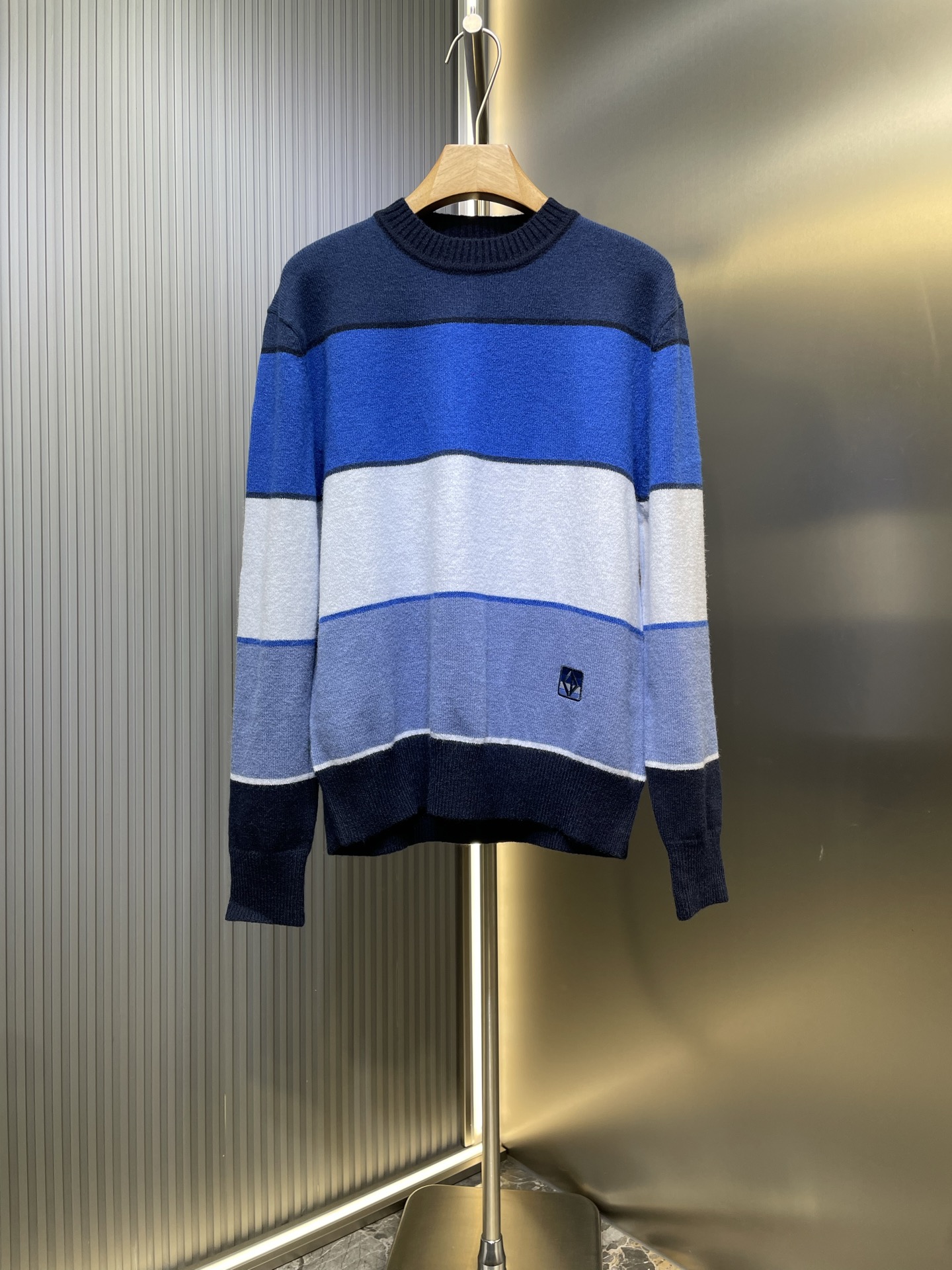 Dior Diamond CD 디올 패치 배색 긴팔 니트 의류