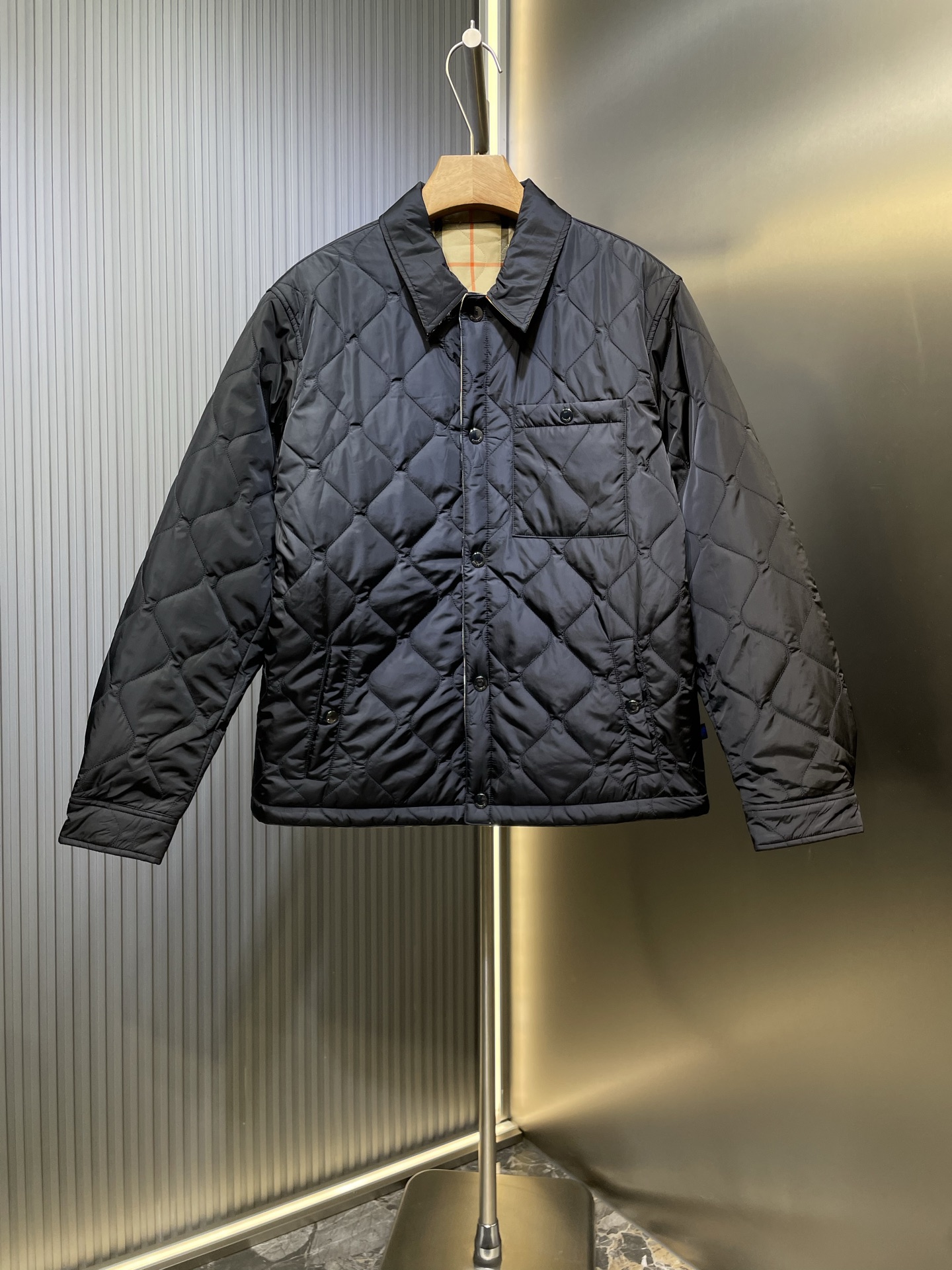 Burberry 버버리 격자 패턴 양면 재킷 자켓 의류