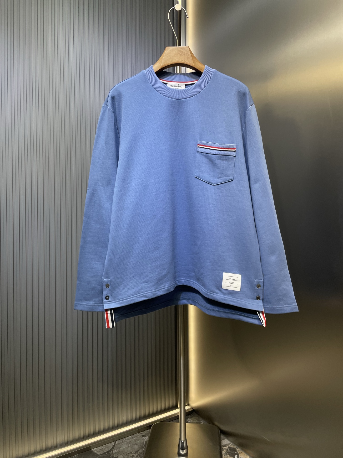 Thom Browne TB 포켓 롱슬리브 긴팔 티셔츠 의류