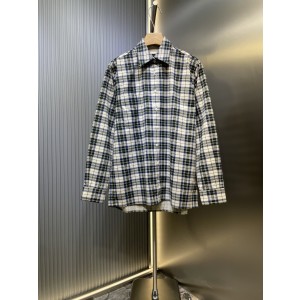 Maison Margiela 메종 마르지엘라 체크 양면 긴팔 셔츠 의류