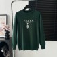 Prada 프라다 로고 라운드 니트 스웨터 의류