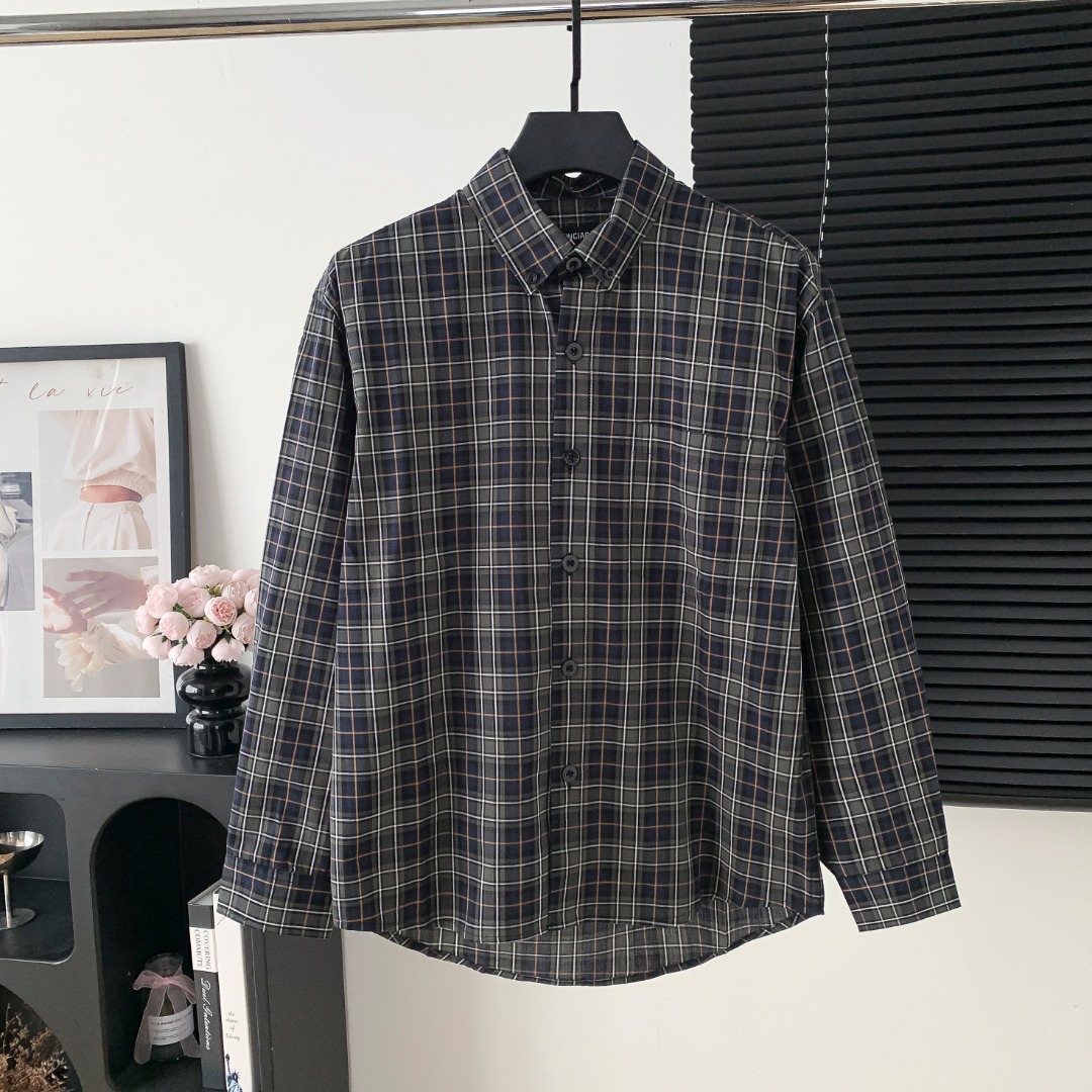 Balenciaga 발렌시아가 자수 셔츠 의류