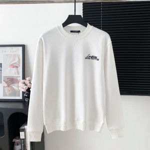 LV 루이비통 자수 레터링 라운드넥 맨투맨 티셔츠 의류