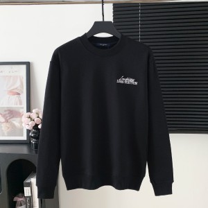 LV 루이비통 자수 레터링 라운드넥 맨투맨 티셔츠 의류