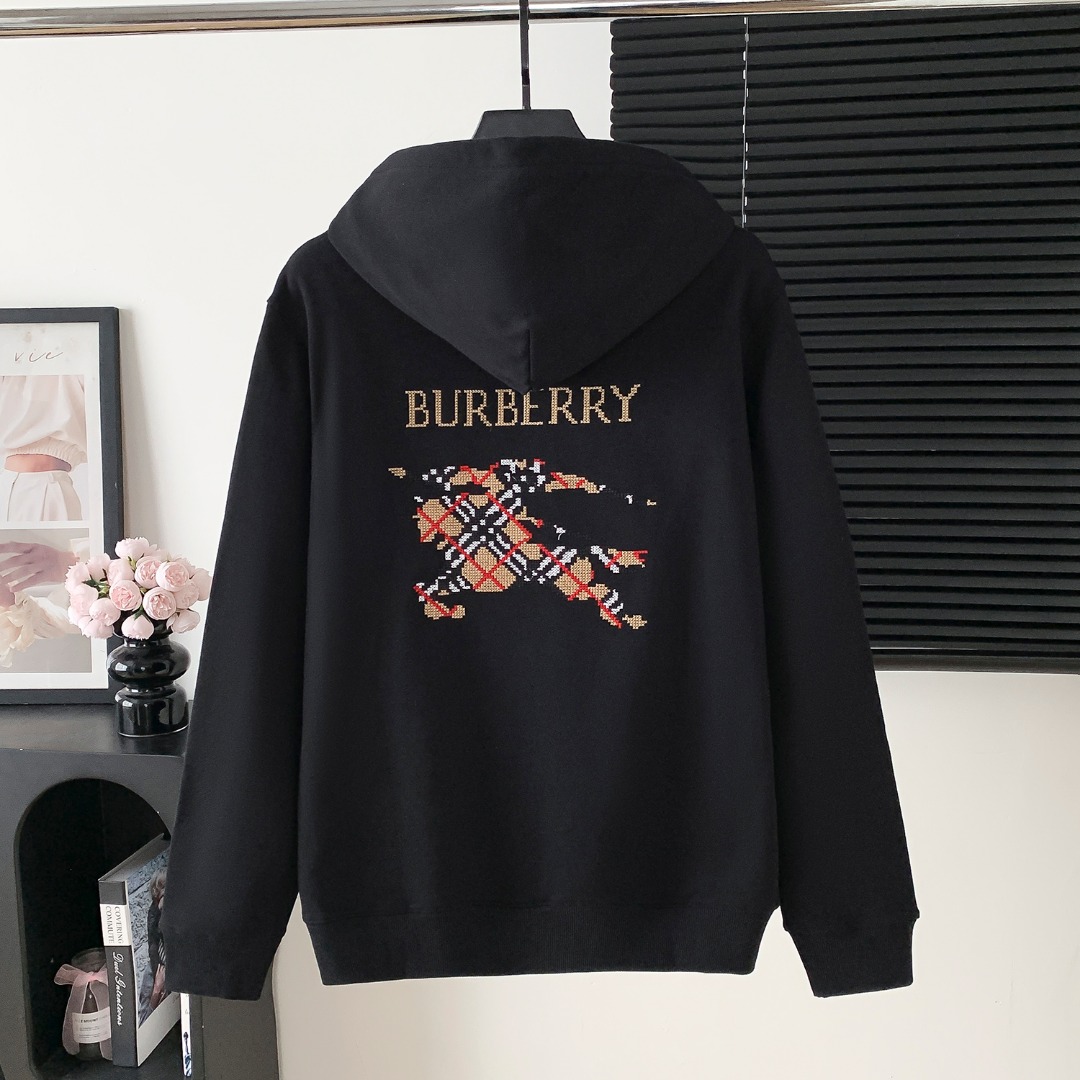 Burberry 버버리 모자이크 자수 후드티 의류