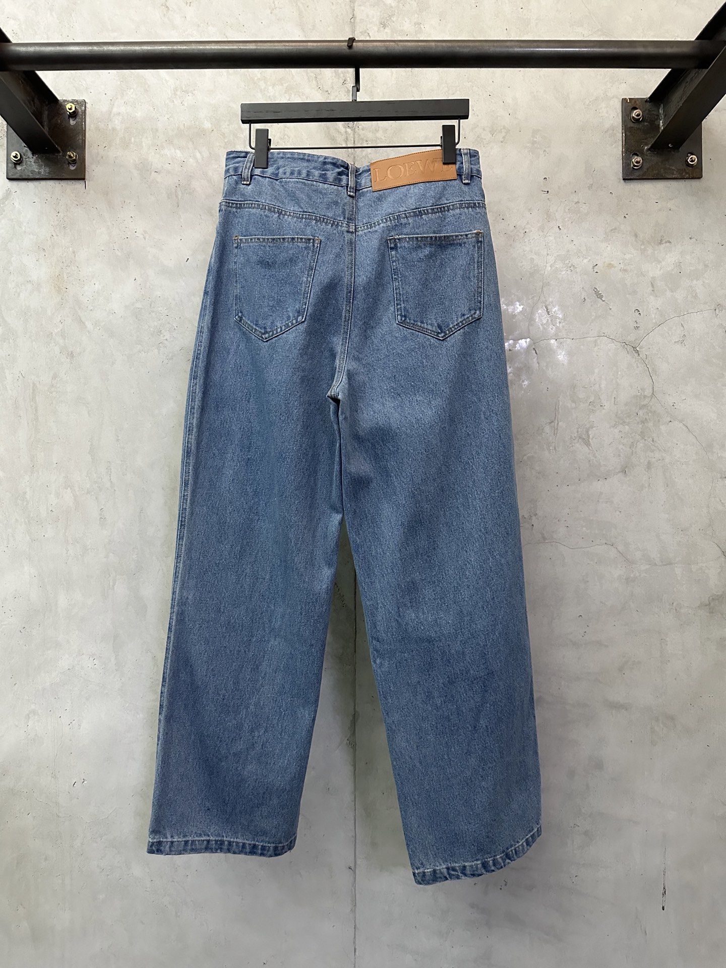 LOEWE 로에베 레이저 버닝 패치 데님 팬츠 바지 의류