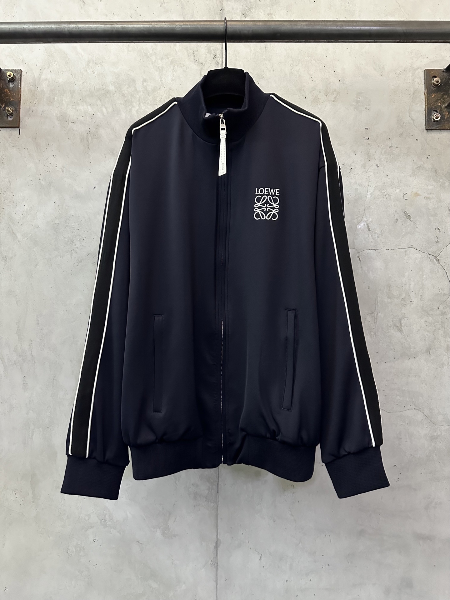 LOEWE 로에베 테크니컬 평직 니트 집업 스웻셔츠 & 트랙 재킷 자켓 의류
