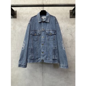 LOEWE 로에베 레이저 버닝 아나그램 데님 재킷 재켓 의류