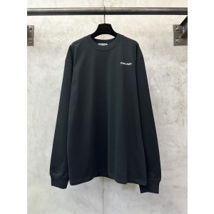 miumiu 미우미우 클래식 로고 프린트 긴팔 티셔츠 의류