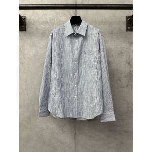 LOEWE 로에베 스트라이프 자수 셔츠 의류