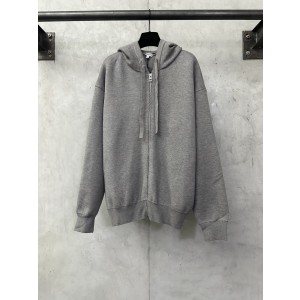 LOEWE 로에베 자수 로고 니트 후드 집업 자켓 재킷 의류