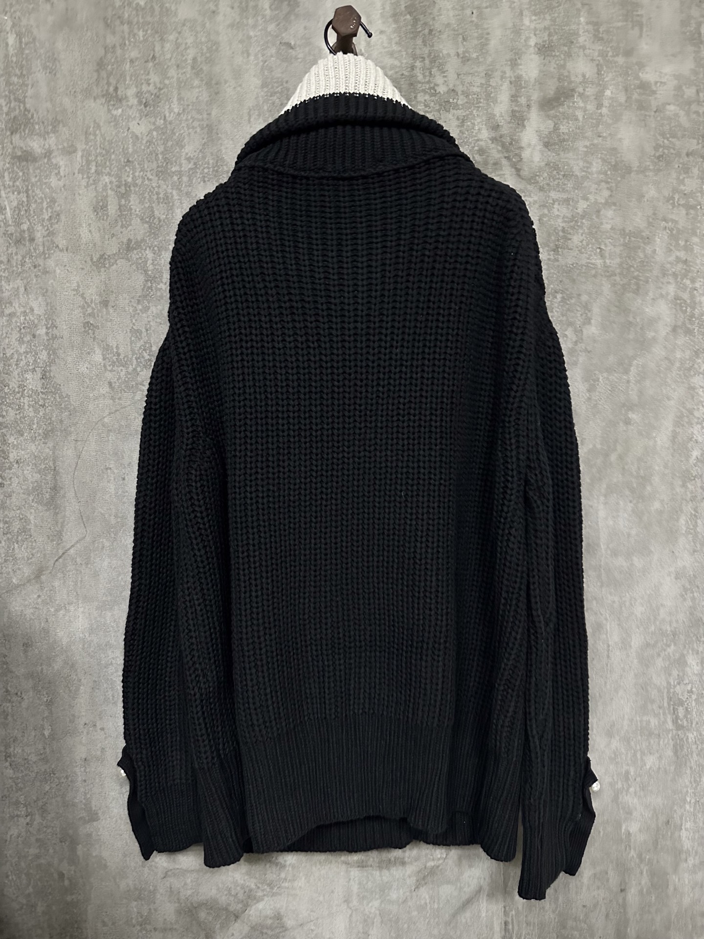 LOUIS VUITTON LV 루이비통 니트 양모 혼방 반지퍼 하프 집업 풀오버 의류