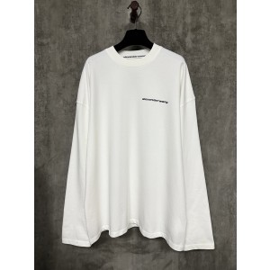 Alexander Wang 알렉산더왕 스몰 로고 프린트 롱슬리브 긴팔 티셔츠 의류