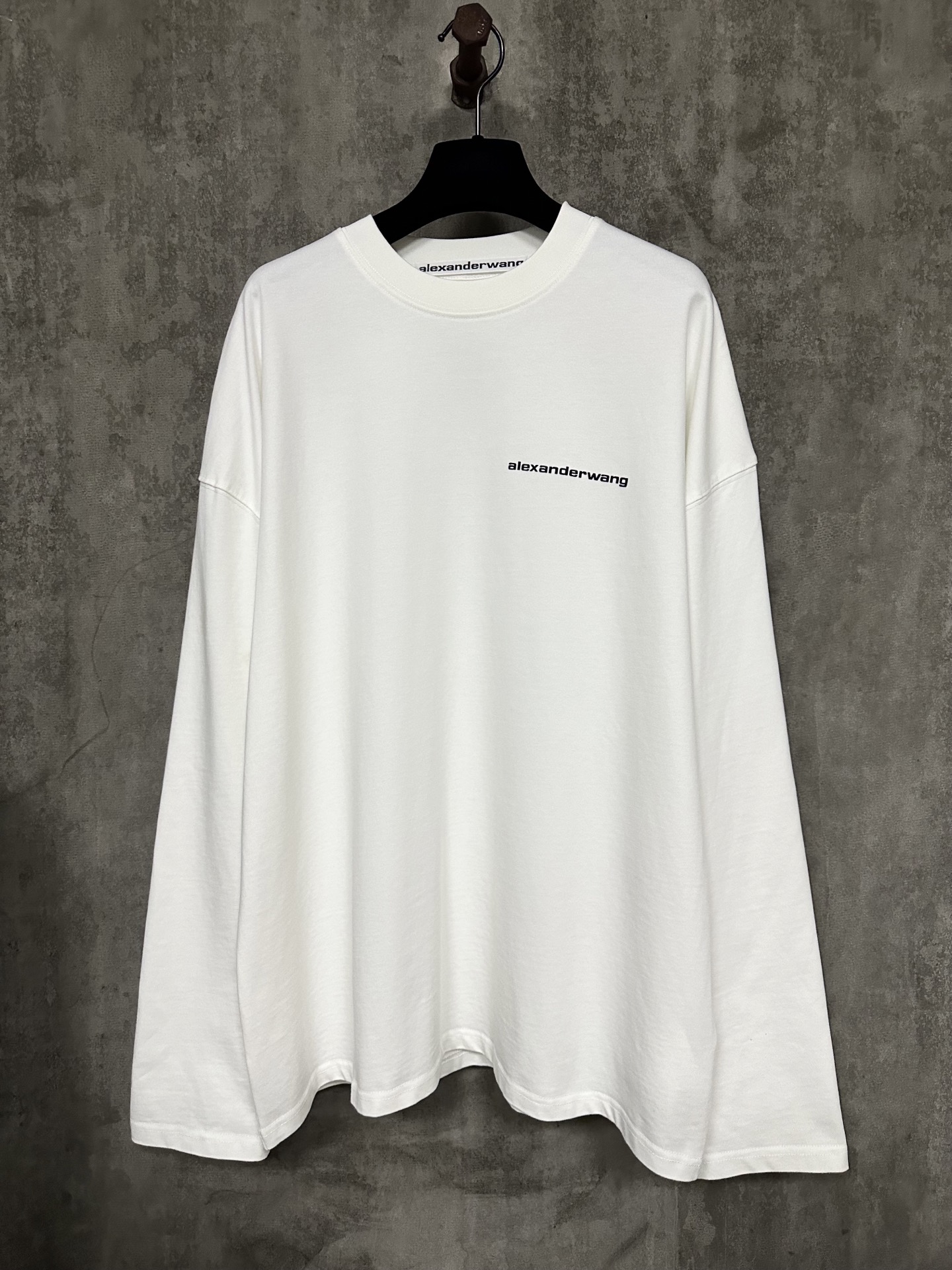 Alexander Wang 알렉산더왕 스몰 로고 프린트 롱슬리브 긴팔 티셔츠 의류