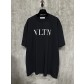 VALENTINO 발렌티노 레터 로고 프린트 헤비 코튼 반팔 티셔츠 의류