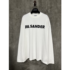 Jil Sander 질 샌더 클래식 로고 프린트 롱슬리브 긴팔 티셔츠 의류