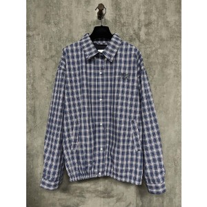 miumiu 미우미우 코튼·리넨 체크 자켓 재킷 의류