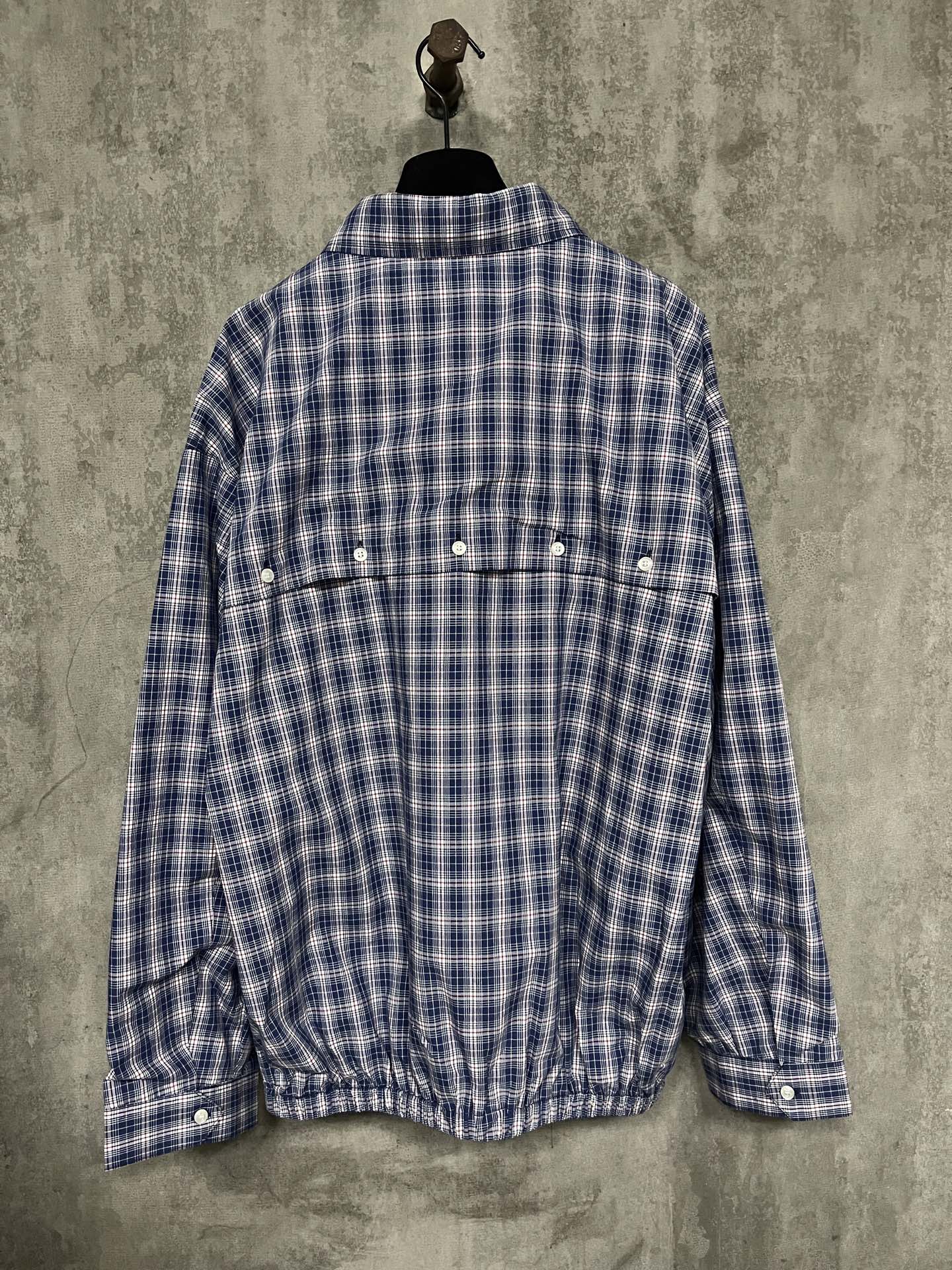 miumiu 미우미우 코튼·리넨 체크 자켓 재킷 의류