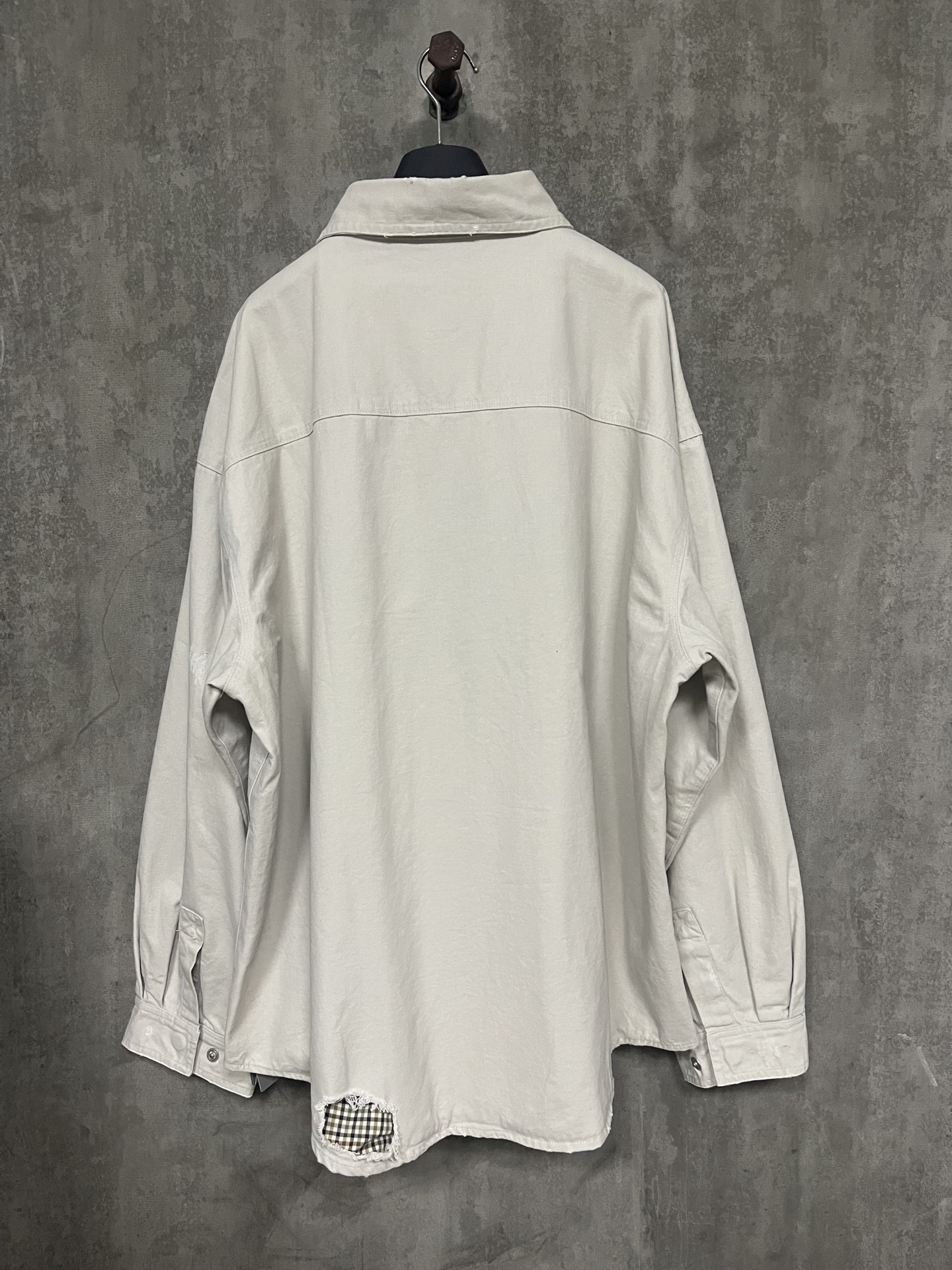 Balenciaga 발렌시아가 패치워크 디스트로이드 워싱 공용 외투/재킷 자켓 의류