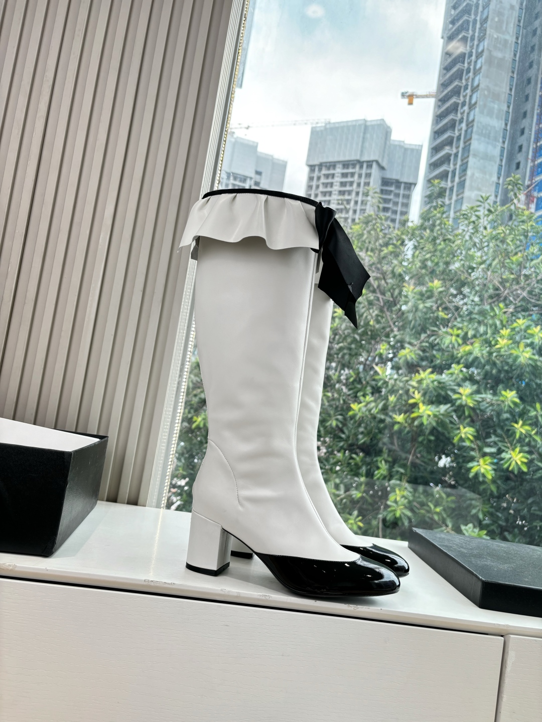 Chanel 샤넬 라이더 부츠 / 무릎 부츠 롱부츠 신발