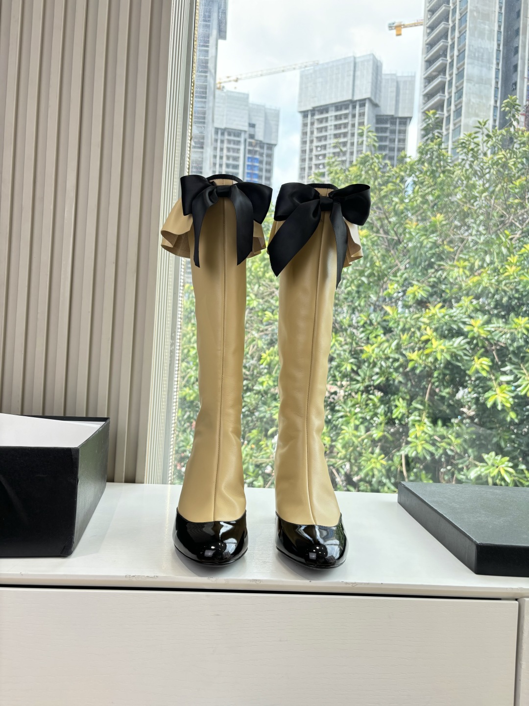 Chanel 샤넬 라이더 부츠 / 무릎 부츠 롱부츠 신발