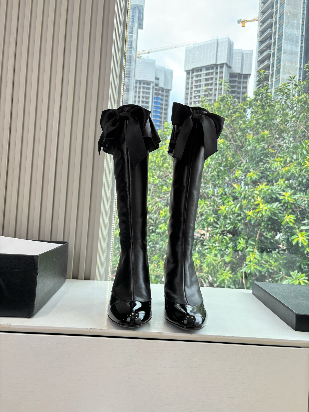 Chanel 샤넬 라이더 부츠 / 무릎 부츠 롱부츠 신발