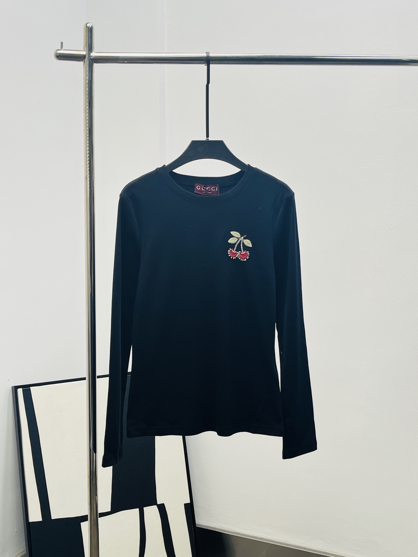 Gucci 구찌 체리 자수 비즈 긴팔 티셔츠 의류
