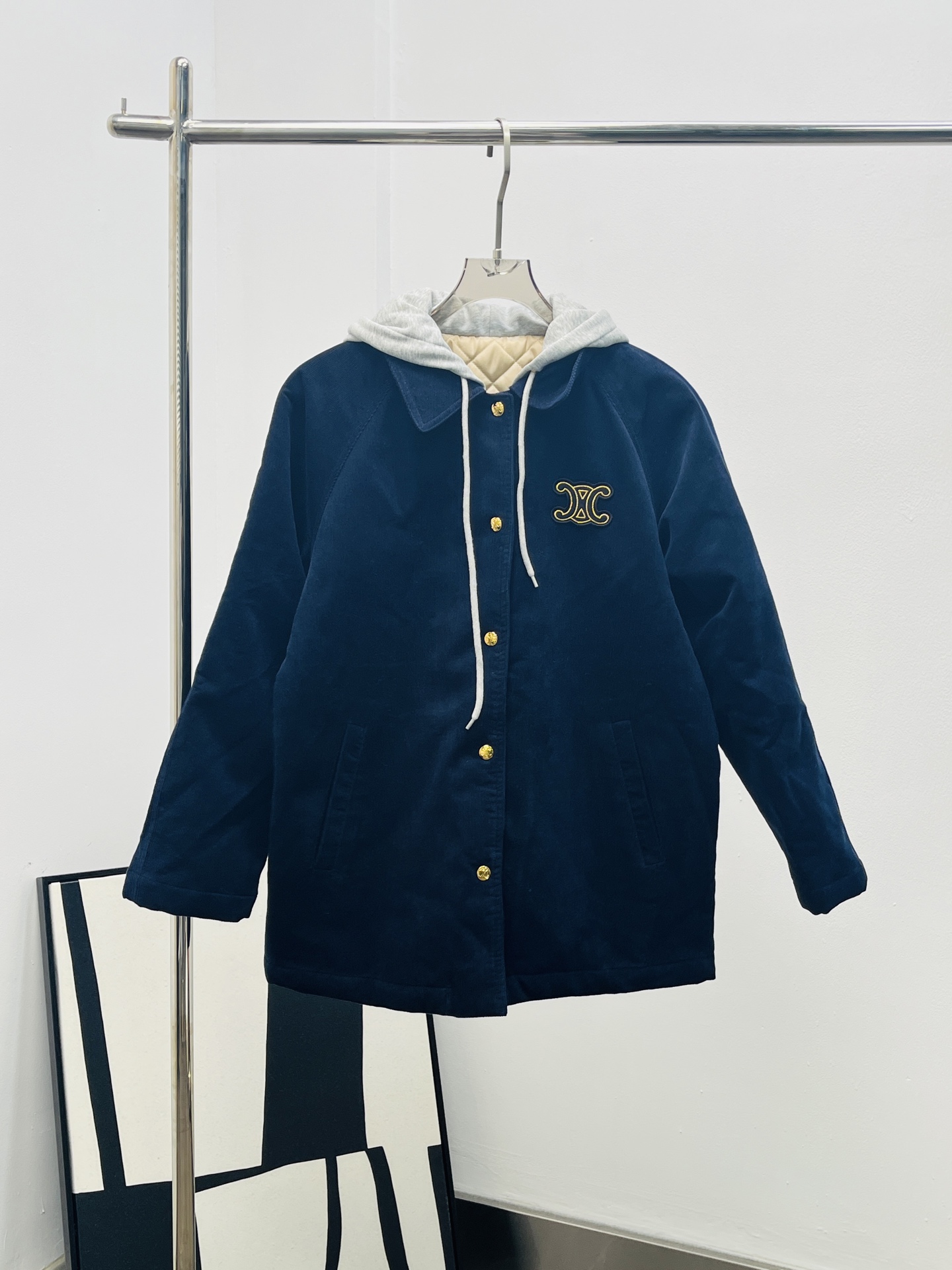 Celine 셀린느 코듀로이 후드 자켓 재킷 의류