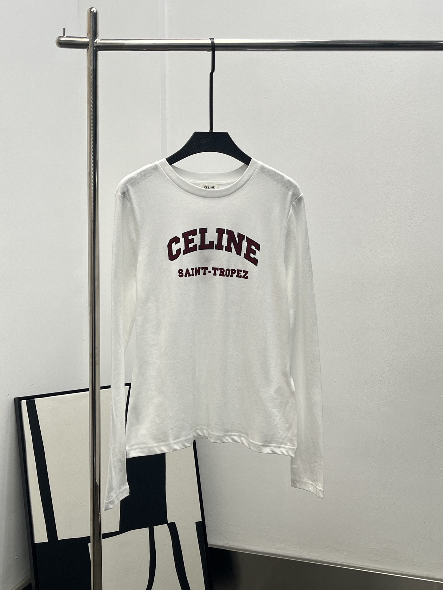 Celine 셀린느 레터링 라운드넥 긴팔 티셔츠 의류