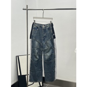 Balenciaga 발렌시아가 빈티지 워싱 와이드 데님 팬츠 바지 의류