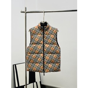 Burberry 버버리 BBR 체크 양면 다운 베스트 조끼 의류