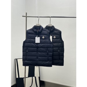 Moncler 몽클레어 몽클레르 솔리드 로고 남성용 다운 베스트 조끼 의류