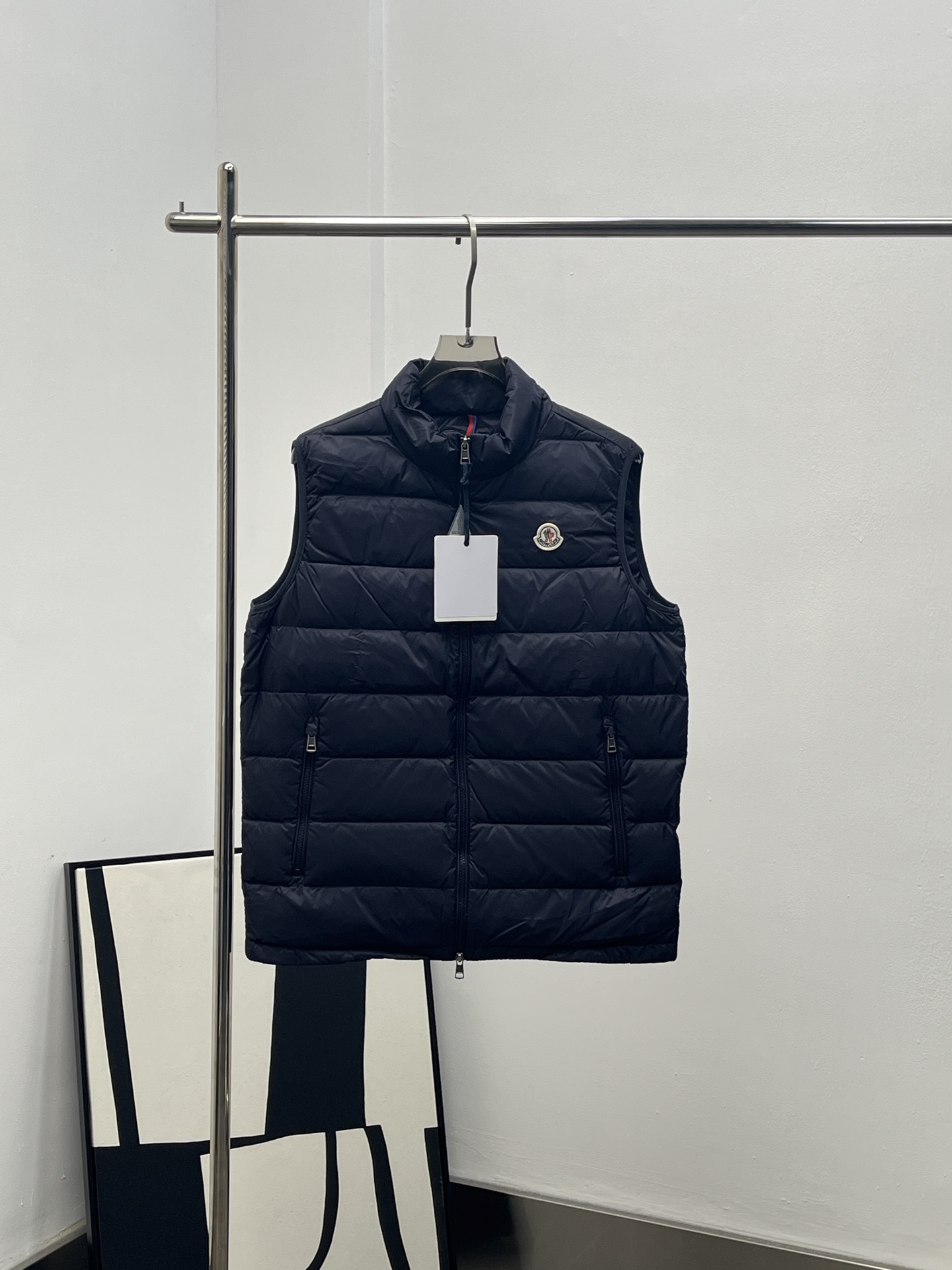 Moncler 몽클레어 몽클레르 솔리드 로고 남성용 다운 베스트 조끼 의류