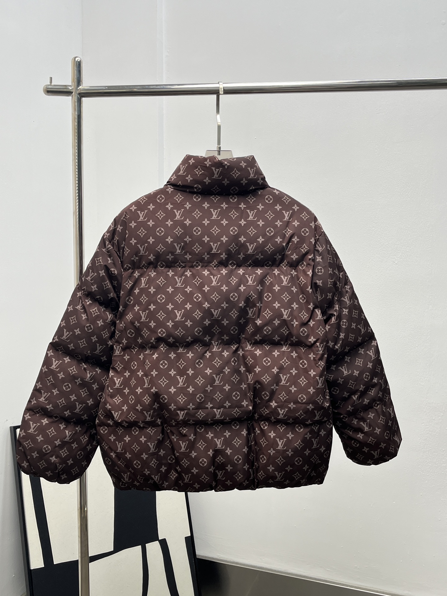 Louis Vuitton LV 루이비통 모노그램 패턴 하이넥 패딩 점퍼 자켓 의류
