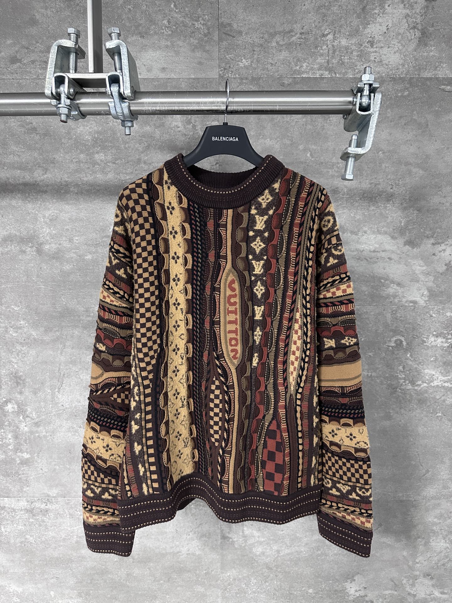 LV / 루이비통 Nigo 콜라보 모노그램 자카드 니트 의류